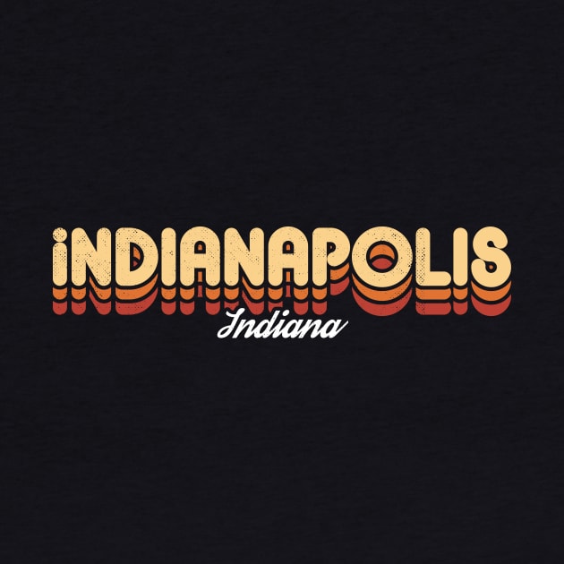 Retro Indianapolis Indiana by rojakdesigns